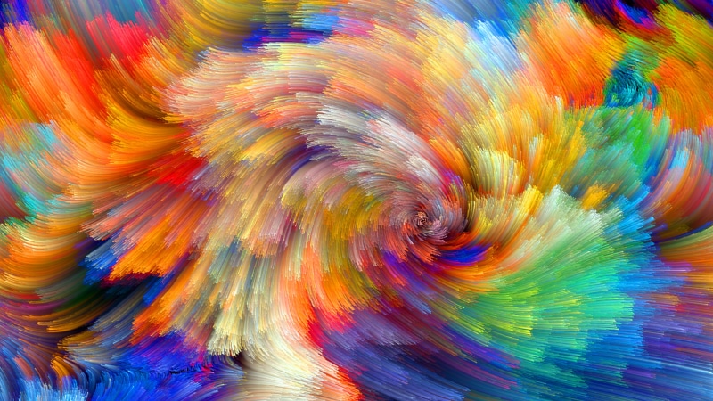 psychedelic art, art, modern art, 5K, vibrant, visual arts, fractal art, artwork, close up