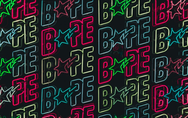 communication, blue, alphabet, big data, repetition, digital, backgrounds, 5K, bape, a bathing ape, street, coding, wireless technology, bright, color