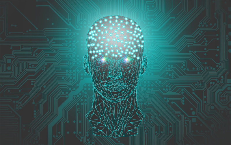 glowing, medical, futuristic, connection, electronics industry, mining, nerve, electricity, data, think, illustration, processor, head, concept, health