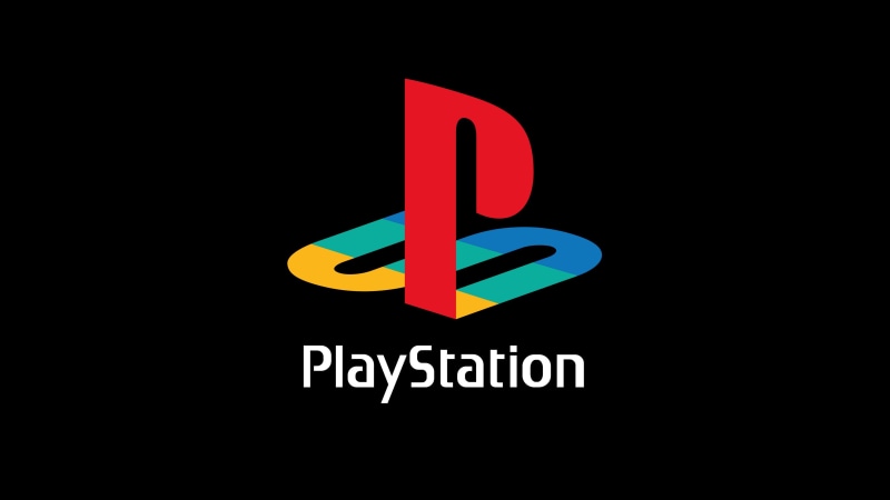close-up, white color, simple background, neon, indoors, black color, studio shot, technology, sign, logo, western script, night, PlayStation, communication