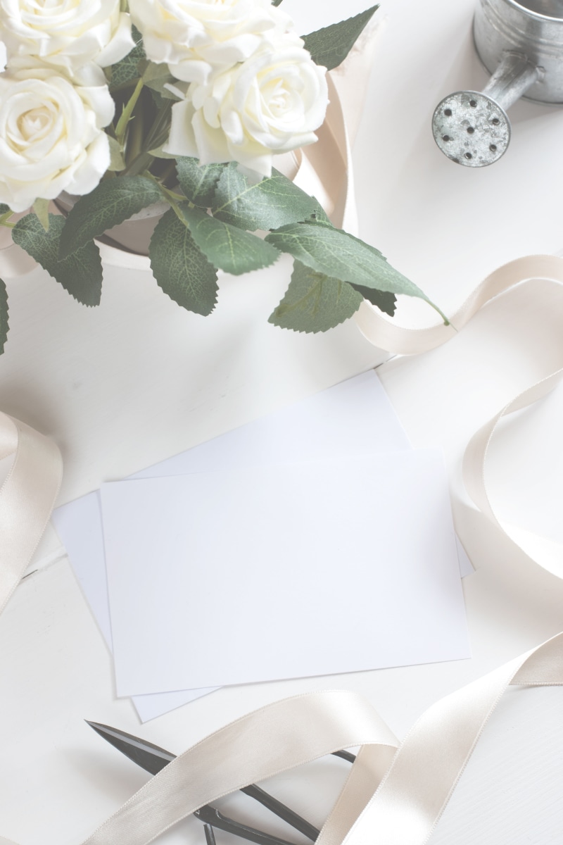 freshness, bunch of flowers, table, design, bouquet, canvas, studio shot, art, background, beside, blank, leaf, rose - flower, ticket, paper, table knife