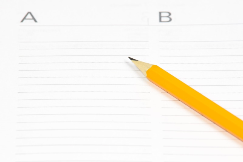planning, studio shot, pencil, school supplies, quotation, no people, number, orange, marketing plan, schedule, paper, pen, notebook, note pad, yellow