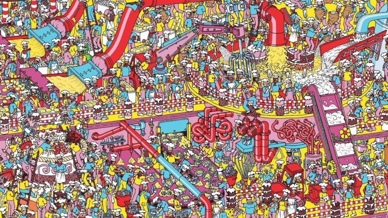 factory, no people, day, abundance, Waldo, full frame, multi colored, mural, detailed, variation, digital, choice, craft, design, ornate, indoors, art and craft