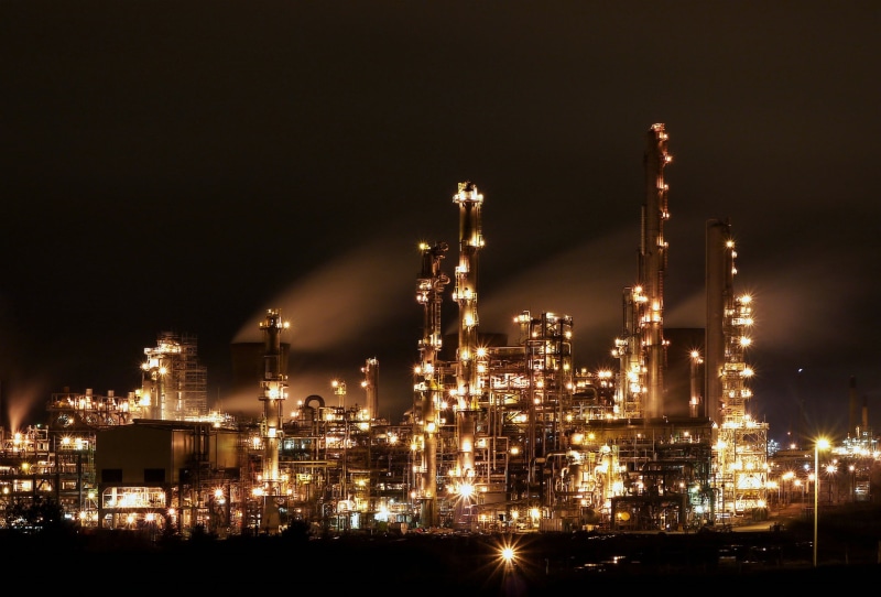 chemical, tower, chemistry, energy, building exterior, dusk, refinery, no people, industrial, 1080P, petrochemical Plant, distillation Tower, plant, oil Refinery