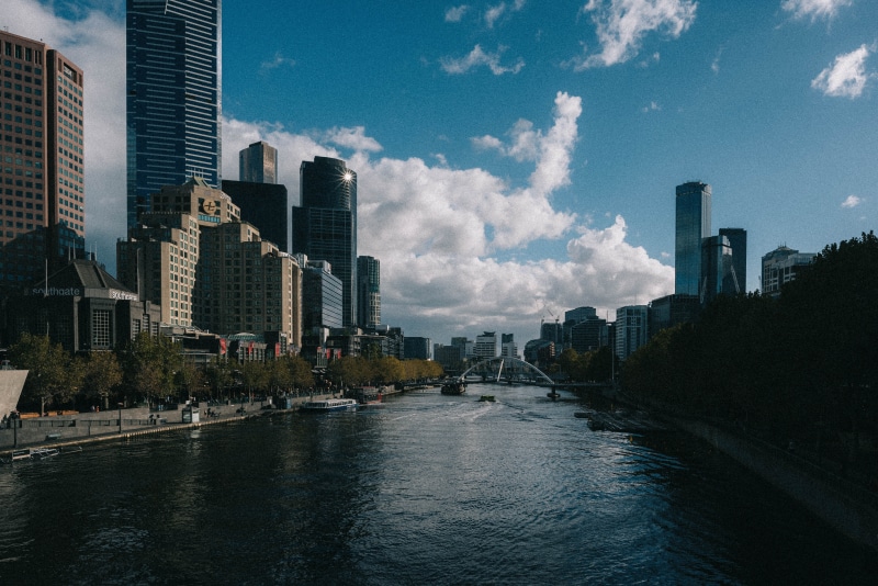 urban skyline, building, water, melbourne, tall - high, tower, outdoors, lake, office building exterior, 5K, office, architecture, cityscape, docklands