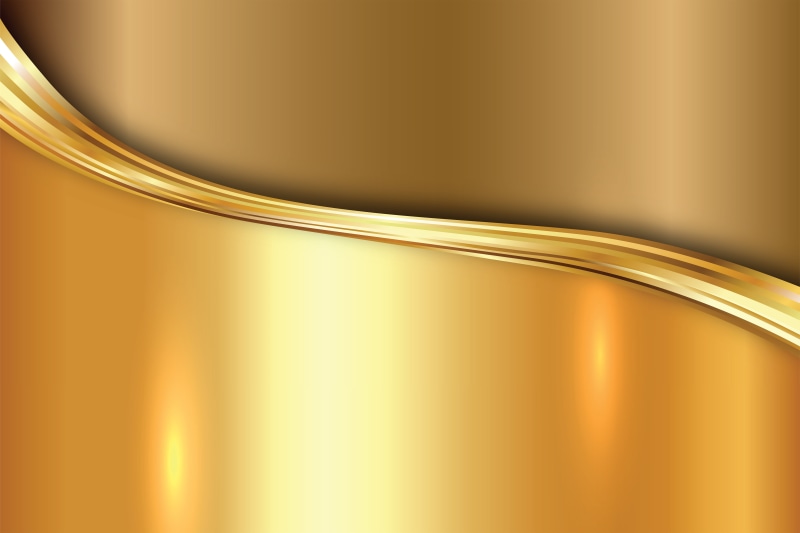 5K, indoors, backdrop, gold Colored, bright, still life, reflection, glowing, metallic, wave Pattern, modern, orange color, gradient, copy space, household equipment