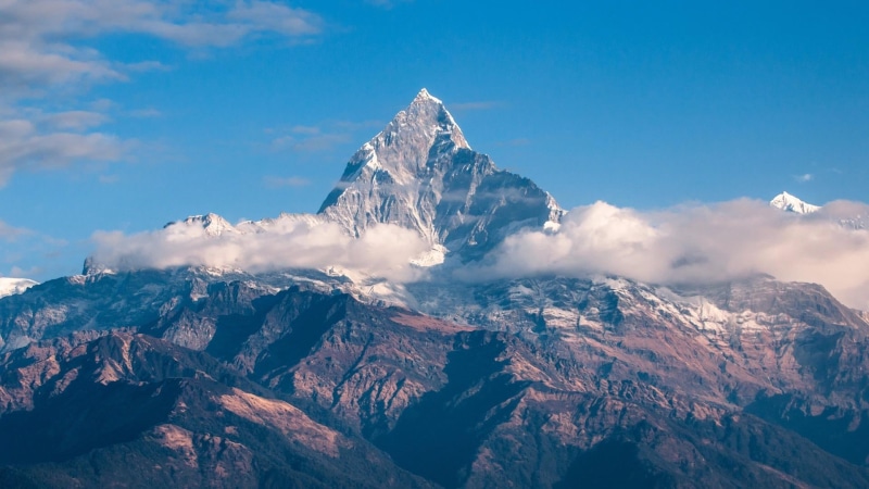 formation, 1080P, scenics - nature, outdoors, peak, environment, beautiful, winter, himalaya, mountain, beauty in nature, snowcapped mountain, cloud, nature