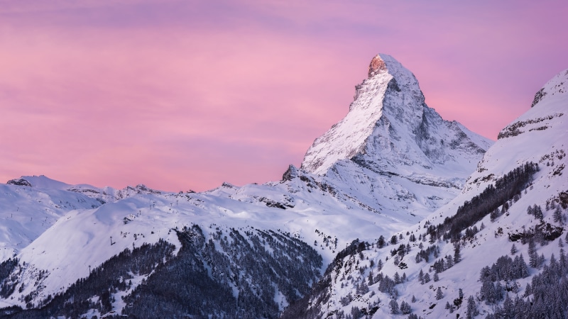 alps, snow, switzerland, winter, zermatt, matterhorn, mountain range, sky, mountain, ridge, massif, matterhorn glacier, 4K, glacier