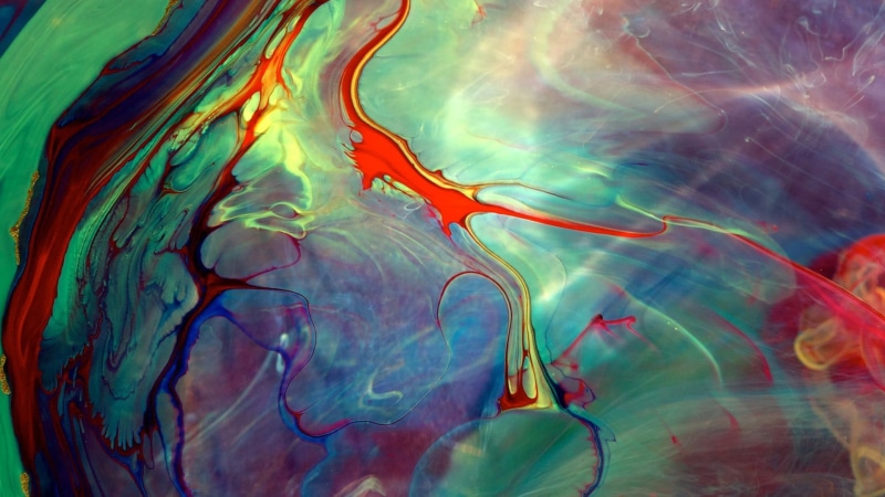 day, multi colored, multicolored, close-up, fluid, painting, backgrounds, full frame, creativity, paint in water, streaks, no people, paint splatter, animal themes