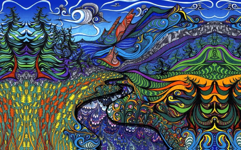 multi colored, abstract, full frame, artwork, motion, ornate, no people, painting, craft, landscape, close-up, colorful, psychedelic, multicolored, cross section