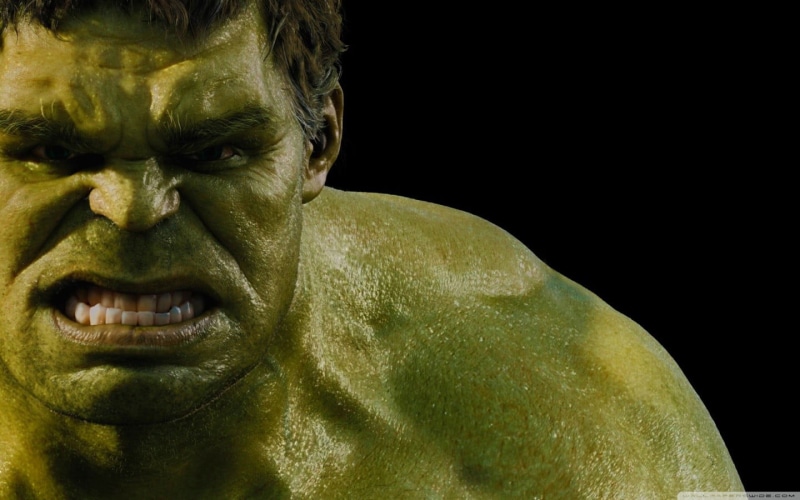 displeased, fear, facial expression, Marvel Cinematic Universe, Hulk, frustration, dark, close-up, furious, studio shot, marvel, The Avengers, ominous