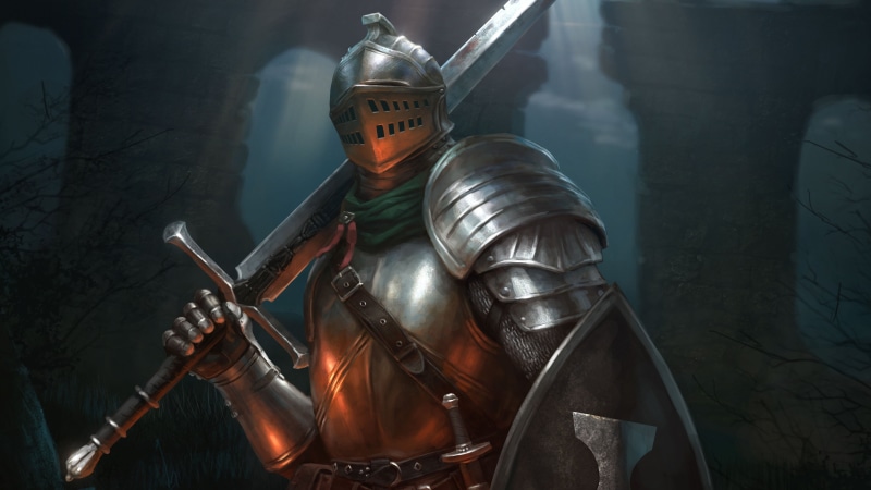 digital art, games art, Dark Souls, digital, video game characters, Video Game Art, Armored, 4K, illustration, shield, fan art, environment, fantasy art