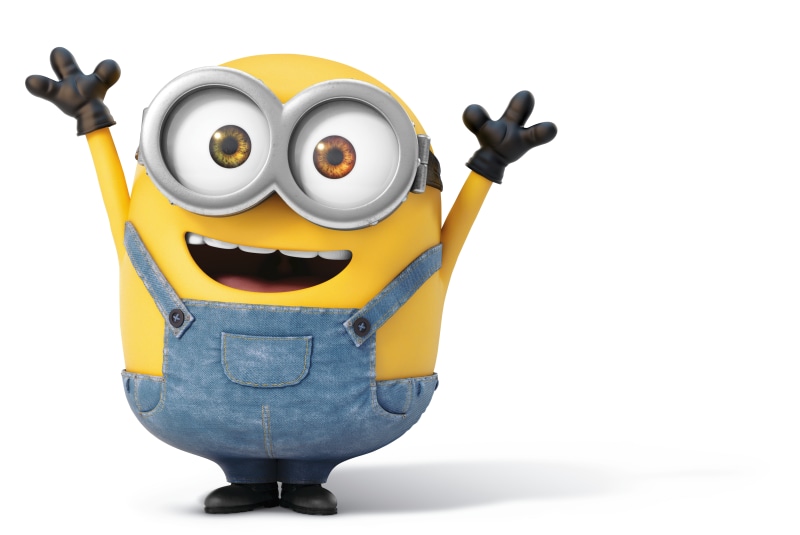happiness, humor, Bob, mascot, single object, yellow, creativity, cheerful, happy, still life, facial Expression, robot, illustration, studio shot, cute