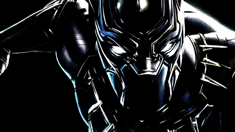 Captain America: Civil War, mode of transportation, panther, illuminated, human representation, black background, Marvel Comics, transportation, car, chrome