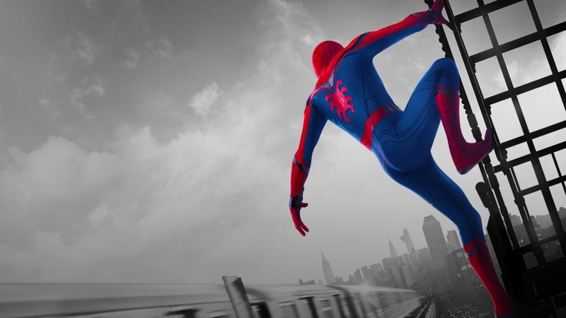 real people, casual clothing, full length, nature, vitality, day, one person, jumping, sport, Spider-Man: Homecoming, outdoors, Spider-Man Homecoming (Movie)
