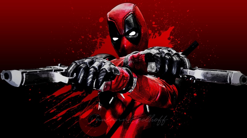 4K, no people, studio shot, aggression, human representation, celebration, horror, security, fear, protective glove, evil, Merc with a Mouth, Deadpool