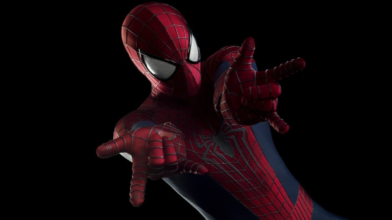 metal, 1080P, security, man, spider, marvel, creativity, Spider-Man, human representation, red, statue, sculpture, studio shot, close-up, single object