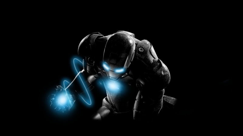 metal, indoors, creativity, male likeness, copy space, representation, technology, Marvel Cinematic Universe, 1080P, aggression, human representation