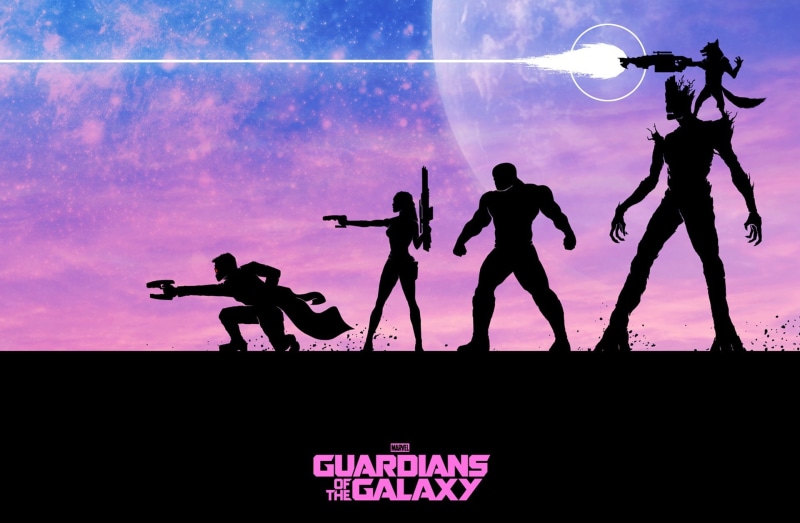 Star-Lord, Peter Quill, Groot, Movie, galaxy, Gamora, Rocket, 1080P, guardians, Guardians of the Galaxy, Drax the Destroyer