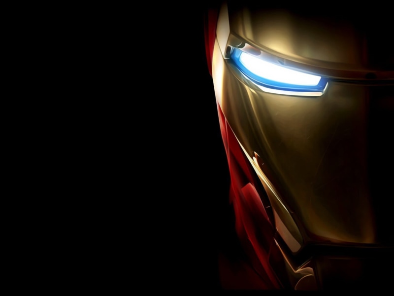 domestic room, superhero, electric lamp, illuminated, electric light, architecture, helmet, night, marvel, dark, Iron Man, simple background, 720P, man