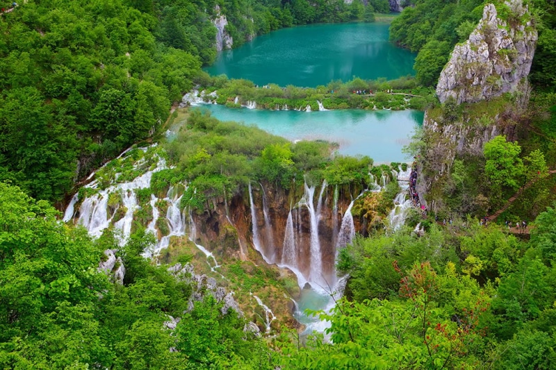 forest, ultra, croatia, lakes, plitvice, nature, 480P, k, waterfall, park, hd, mountain, national, landscape