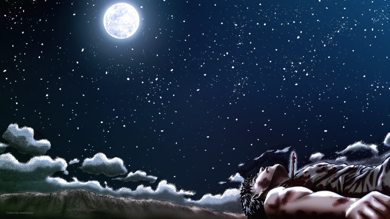 snow, scenics - nature, space, people, sky, night sky, cold temperature, outdoors, full moon, moonlight, beauty in nature, Moon, astronomy, men, 1080P