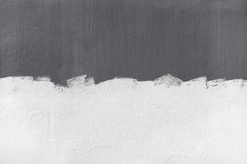 unfinished, minimal, flat, untitled, winter, close-up, painting wall, day, gray, material, minimalist, paint stroke, outdoors, built structure, flat color