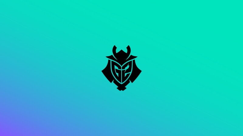 cyan, 1080P, G2 Esport, logo, gradient, LEC, blue