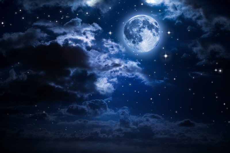 outdoors, digital composite, planet - space, astronomy, space, dark, Moon, night, 5K, cloud - sky, sky, moonlight, clouds, scenics - nature