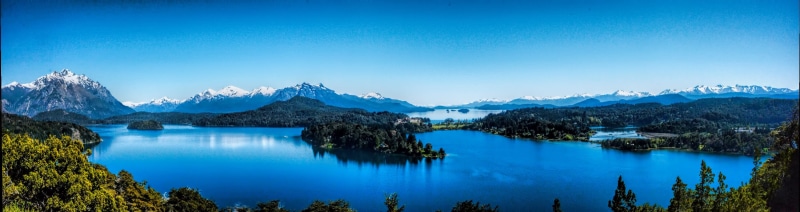 mountain Peak, panno, lago, nature, outdoors, widescreen, panoramic, body, beauty In Nature, scenics, argentina, mountain, water, body of water, clear