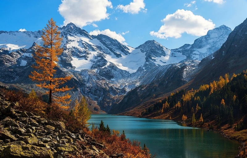 idyllic, non-urban scene, scenics, scenics - nature, glacier, summer, day, beauty In Nature, tourism, lake, sky, clouds, european Alps, mountain, mountain Peak