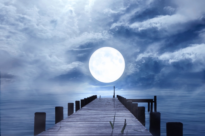 romantic, tranquil scene, outdoors, cloud - sky, wooden post, night, the way forward, idyllic, pier, 5K, direction, railing, composing, scenics - nature