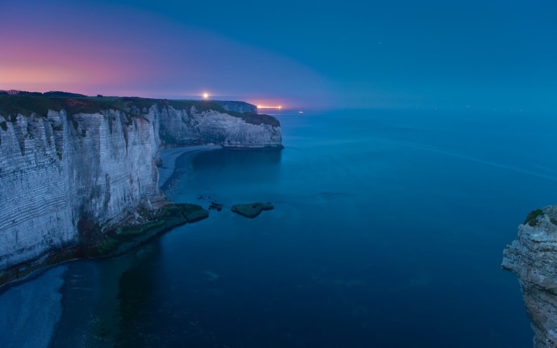 land, 1080P, evening, horizon over water, landscape, no people, rock, rock formation, sea, beach, outdoors, solid, idyllic, photography, nature, night