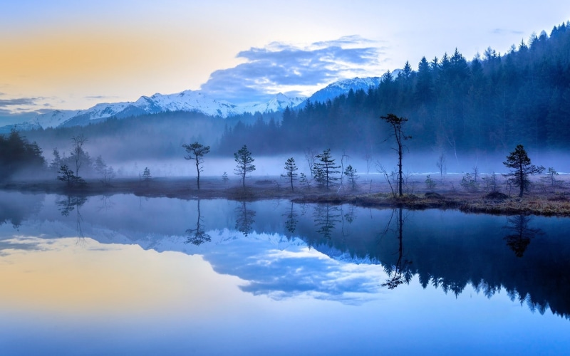 green, mountain, scenics - nature, non-urban scene, cloud - sky, mountains, no people, nature, reflection, sky, landscape, waterfront, tranquility, tranquil scene