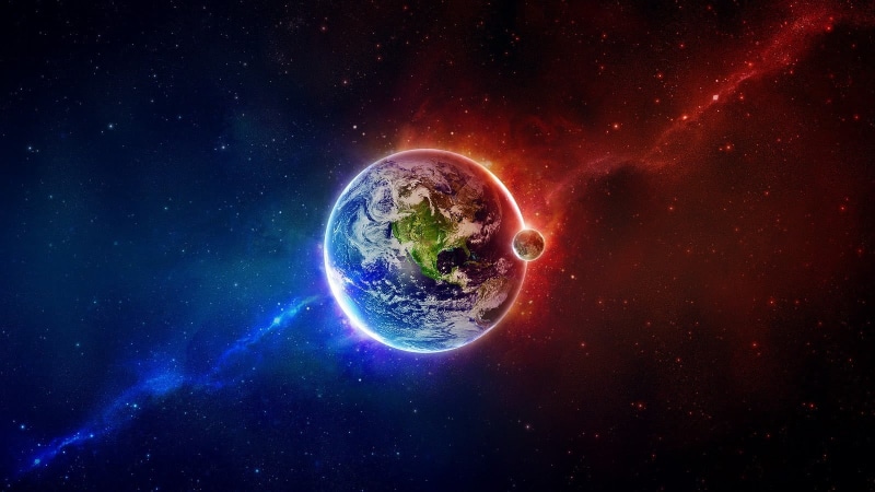 abstract, outdoors, galaxy, bright, astronomy, glowing, science, satellite view, planet earth, scenics - nature, star - space, digital art, atmosphere