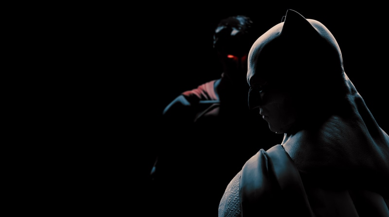 HD, Superman, vs, 4k, d, Batman
