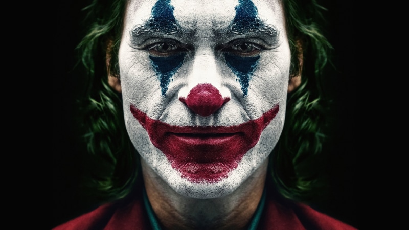 Joker 2019, 4K, paint, Joaquin Phoenix, Joker