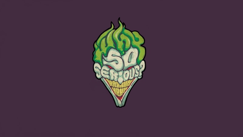 cartoon/comic, hd, why, purple, joker, serious, so, batman, 720P