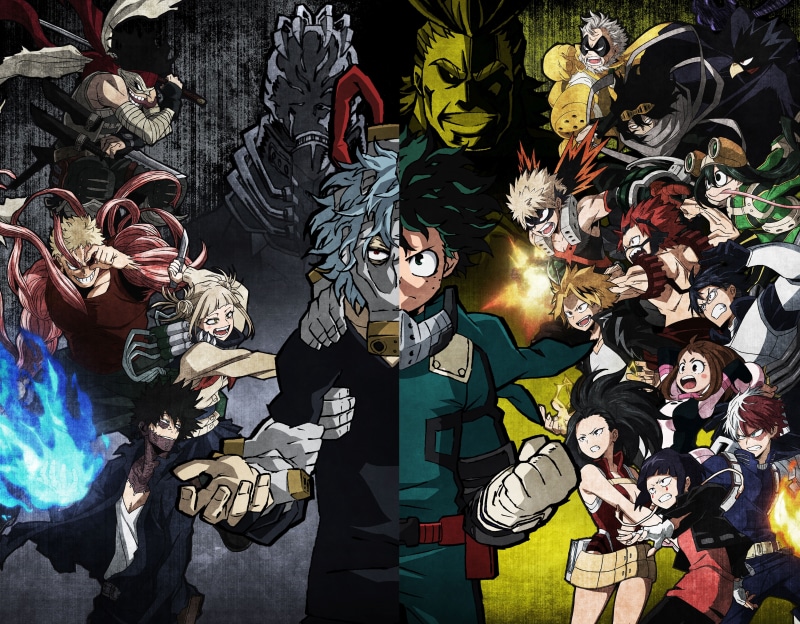 All Might, Katsuki Bakugou, Ochaco Uraraka, Sorahiko (My Hero Academia), Eijiro Kirishima, My Hero Academia, Stain (Boku No Hero Academia), Momo Yaoyorozu
