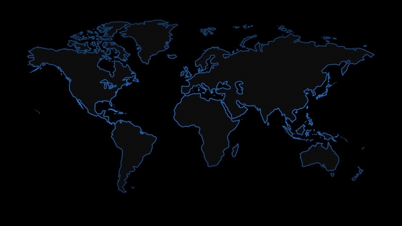 black background, simple background, stripes, map, world map, digital art, 1080P, minimalism, continents
