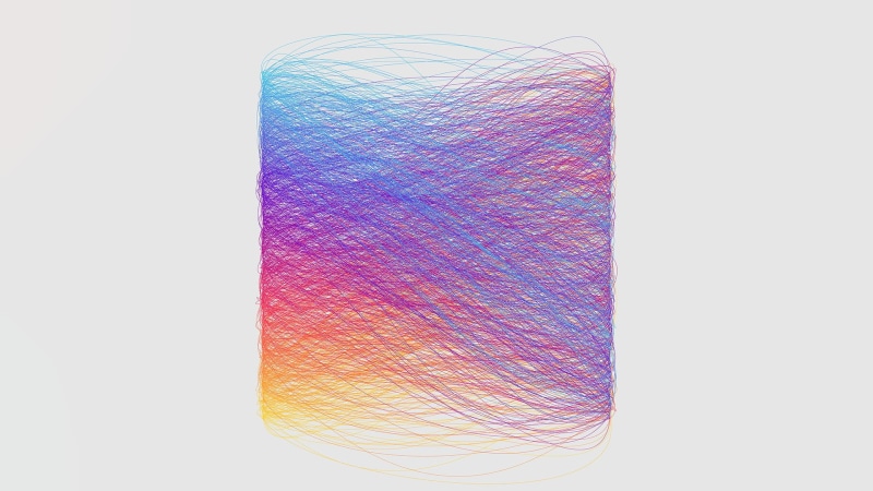 yellow, copy space, transparent, technology, painting, pink color, no people, indoors, rainbow, layered, creativity, pattern, purple, variation, blue, studio shot