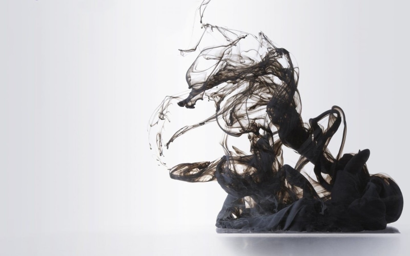 abstract, water, digital art, pattern, food and drink, 720P, motion, cut out, sculpture, creativity, white background, black color, studio shot, nature
