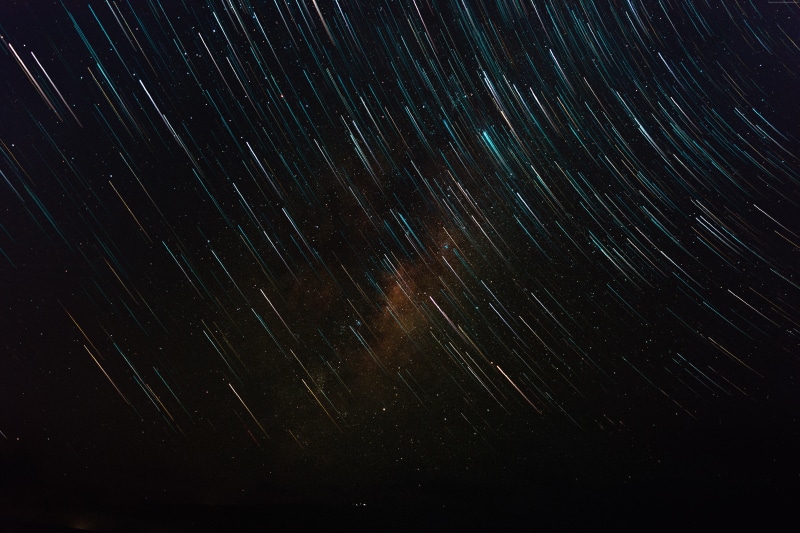 star trail, 5K, sky, 6K, 4K, galaxy, Stars