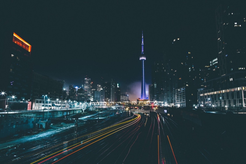 office building exterior, motion, night, dark, dusk, photo, building Exterior, lighting Equipment, light, cultures, built Structure, modern, asia, urban Scene