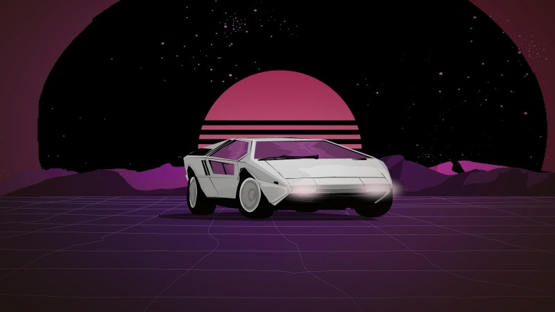 retro style, maserati, retro, tile, digital art, synthwave, leisure activity, purple, maserati boomerang, flooring, retrowave, pattern, concept car, shape