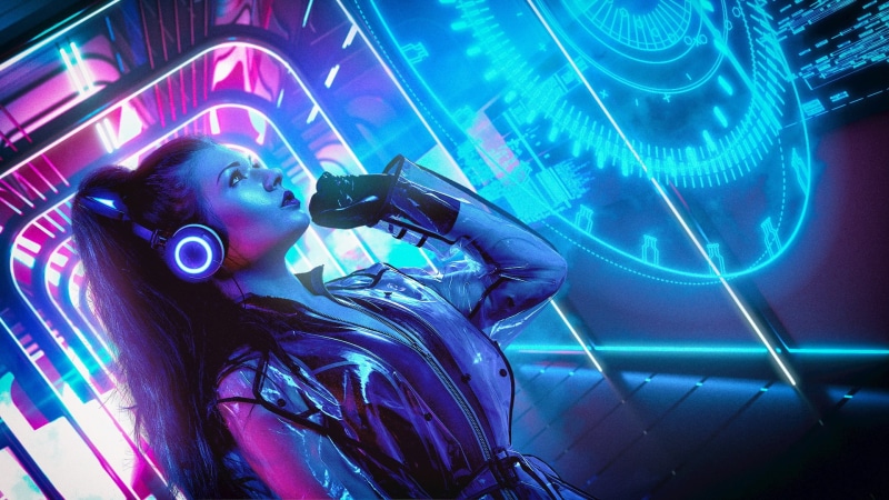 New Retro Wave, Neon, Retro Synthwave, Girl, Futuresynth, David Legnon, Synthwave, Synth, Outrun, Sintav, Cyberpunk, Music, Cyber, 1080P, Retrouve, Background