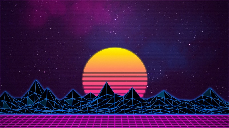 1080P, neon, New Retro Wave, synthwave