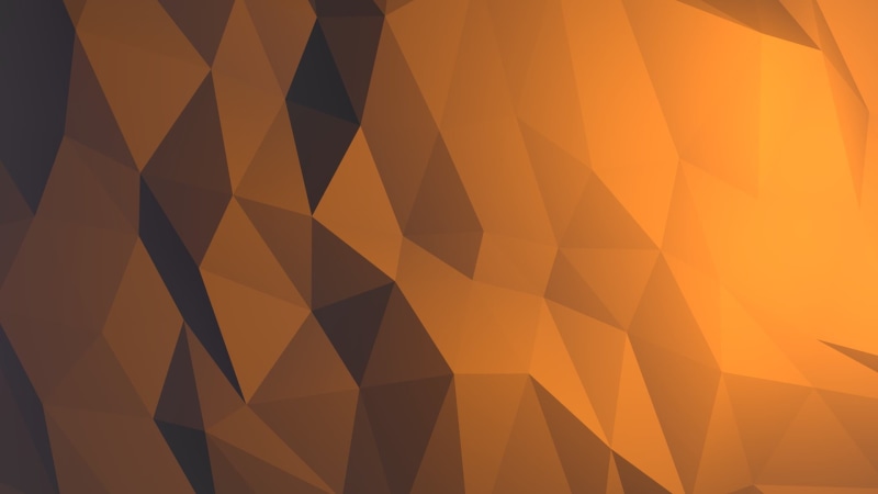 black, backgrounds, geometry, futuristic, triangle, triangle shape, abstract, minimalism, low poly, three dimensional, orange, 1080P, modern, abstract backgrounds