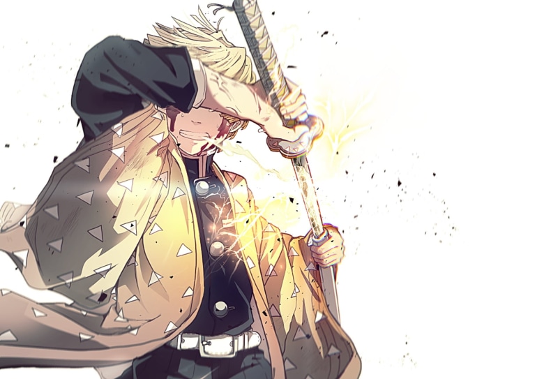 Demon Slayer: Kimetsu no Yaiba, Zenitsu Agatsuma, Anime, 1080P