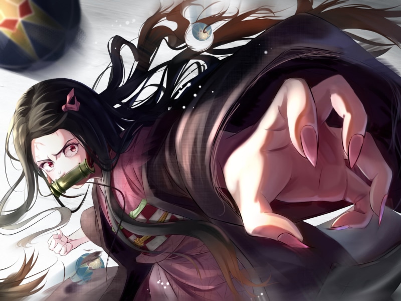 Demon Slayer: Kimetsu no Yaiba, Nezuko Kamado, Anime, 1080P